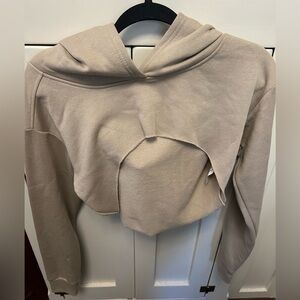 NWOT Cropped Hoodie